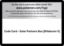 Image for Code Card - Galar Partners Box [Rillaboom V] - Pokemon