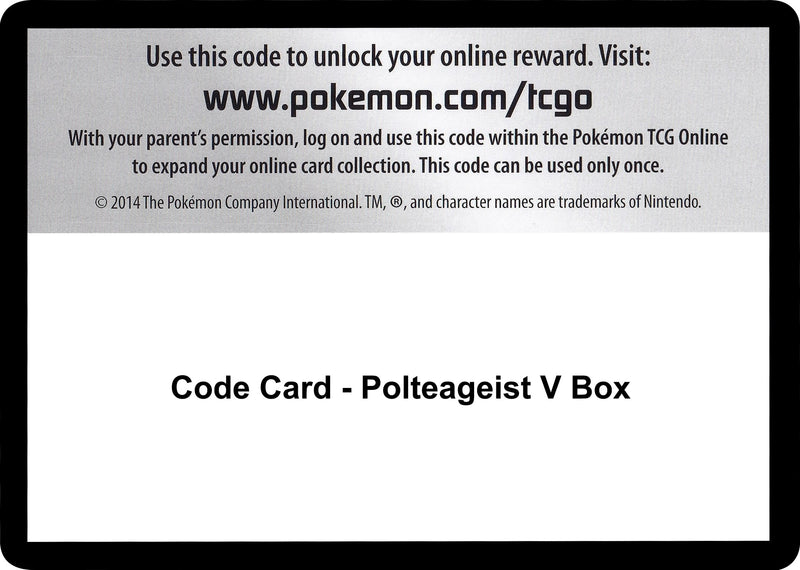 Image for Code Card - Polteageist V Box - Pokemon