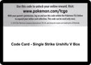Image for Code Card - Single Strike Urshifu V Box - Pokemon