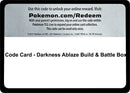 Image for Code Card - Darkness Ablaze Build & Battle Box - Pokemon
