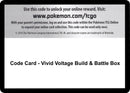 Image for Code Card - Vivid Voltage Build & Battle Box - Pokemon