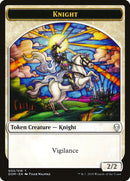 Ficha de Caballero (002/016) [Tokens de Dominaria]