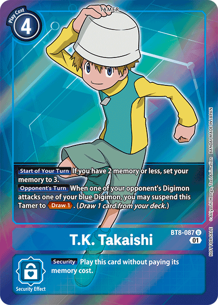 T.K. Takaishi [BT8-087] (Arte Alternativo - Box Topper) [Nuevo Despertar]