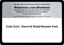 Image for Code Card - Sword & Shield Booster Pack - Pokemon