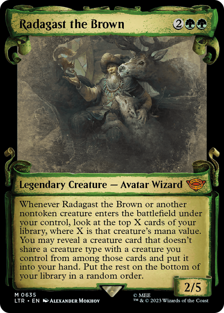 Radagast le Brun [Magic: Le Seigneur des Anneaux : Contes de la Terre du Milieu - Parchemins d'illustration]