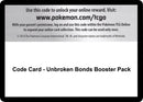 Image for Code Card - Unbroken Bonds Booster Pack - Pokemon