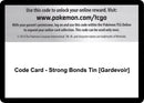 Image for Code Card - Strong Bonds Tin [Gardevoir] (MCAP) - Pokemon