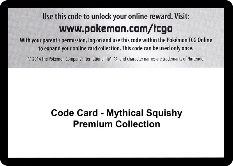 Image for Code Card - Mythical Squishy Premium Collection (MCAP) - Pokemon