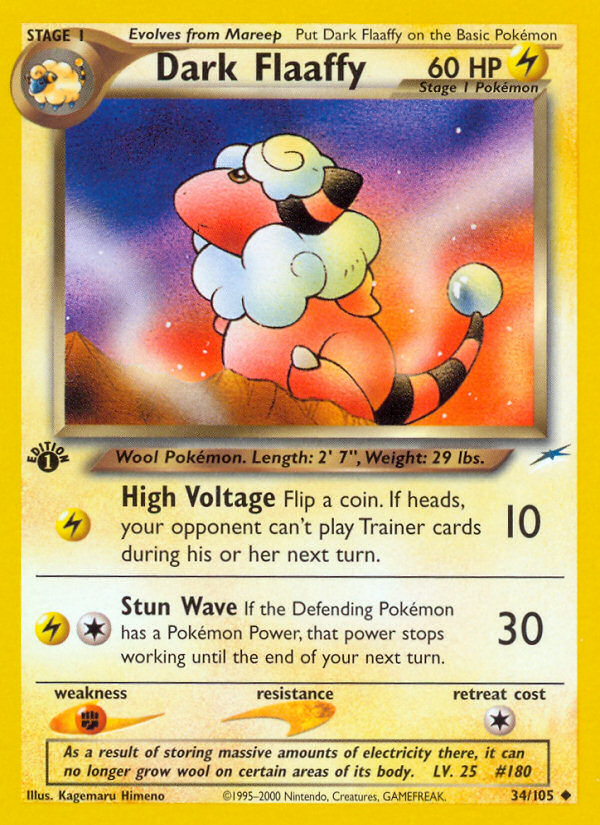 Flaaffy Oscuro (34/105) [Neo Destiny 1ª Edición]