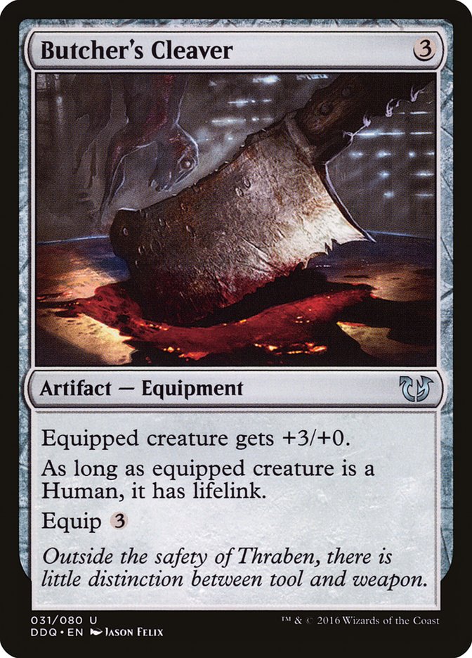 Hachoir de boucher [Duel Decks: Blessed vs. Cursed]