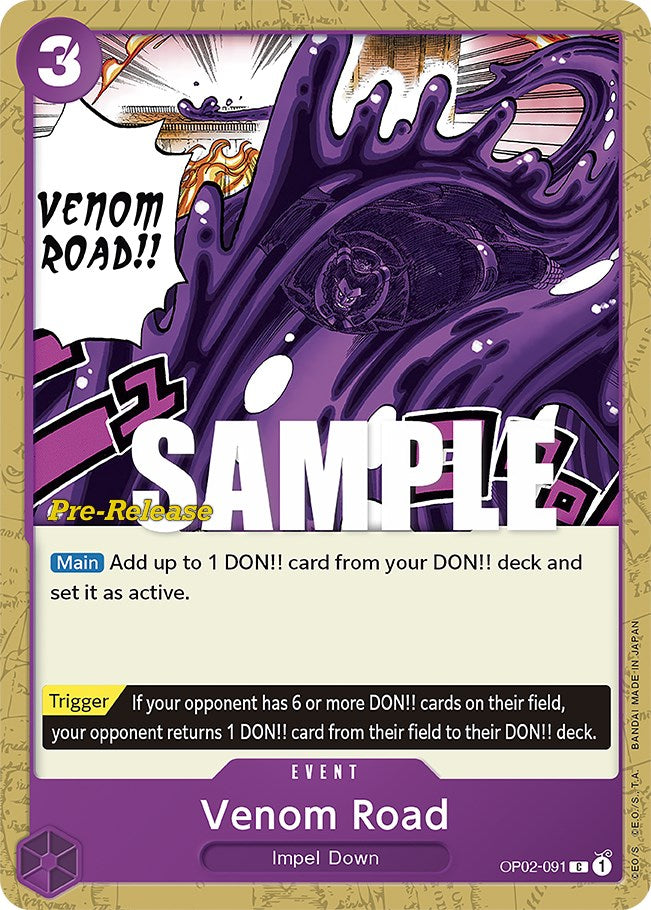 Venom Road [Cartas de Pre-Lanzamiento de Paramount War]