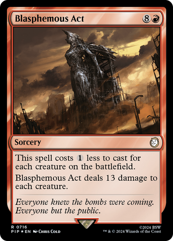 Acto Blasfemo (Surge Foil) [Fallout]