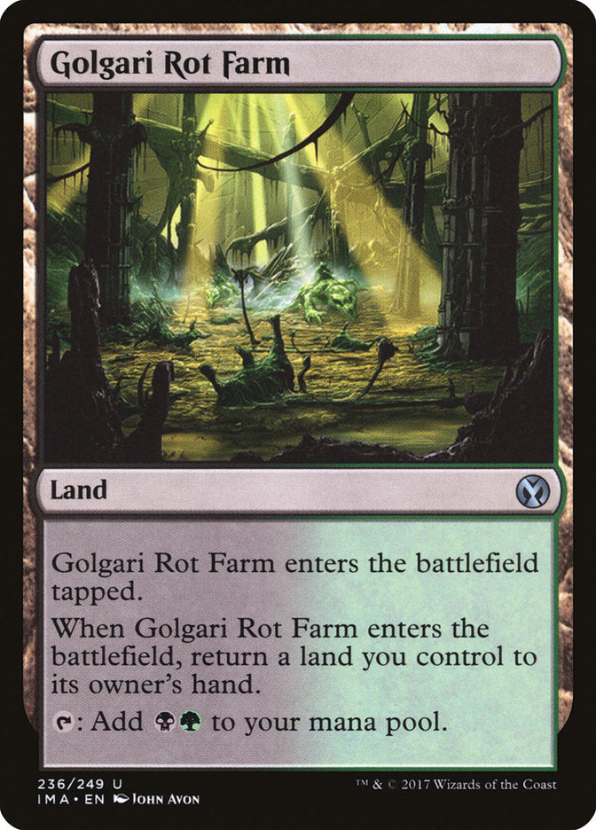 Ferme de pourriture golgari [Iconic Masters]