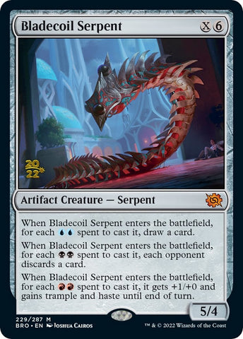 Serpiente hojaespiral [Cartas promocionales de prelanzamiento de La Guerra de los Hermanos]