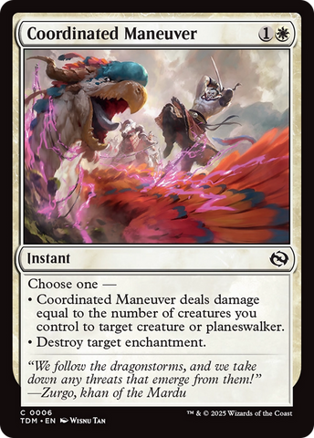 Maniobra coordinada [Tarkir: Dragonstorm]