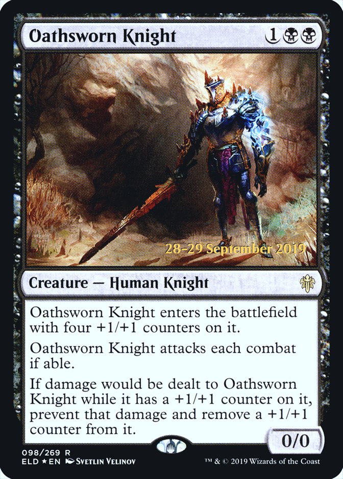 Caballero juramentado [Sobres de Prerelease de El Trono de Eldraine]