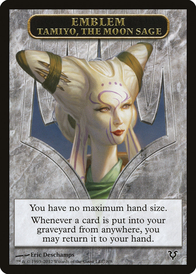 Tamiyo, l'Emblème de la sage lunaire [Jetons d'Avacyn Ressuscité]