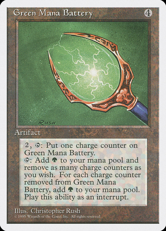 Pile de mana vert [Quatrième Édition]