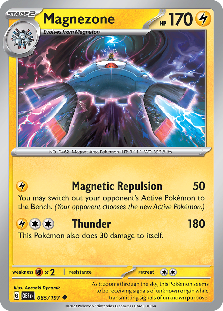 Magnezone (065/197) [Escarlata y Púrpura: Llamas Obsidianas]