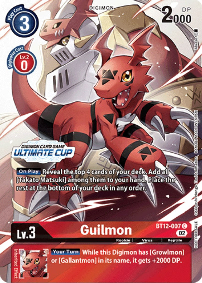 Guilmon [BT12-007] (Copa Ultimate) [Promos de Across Time]
