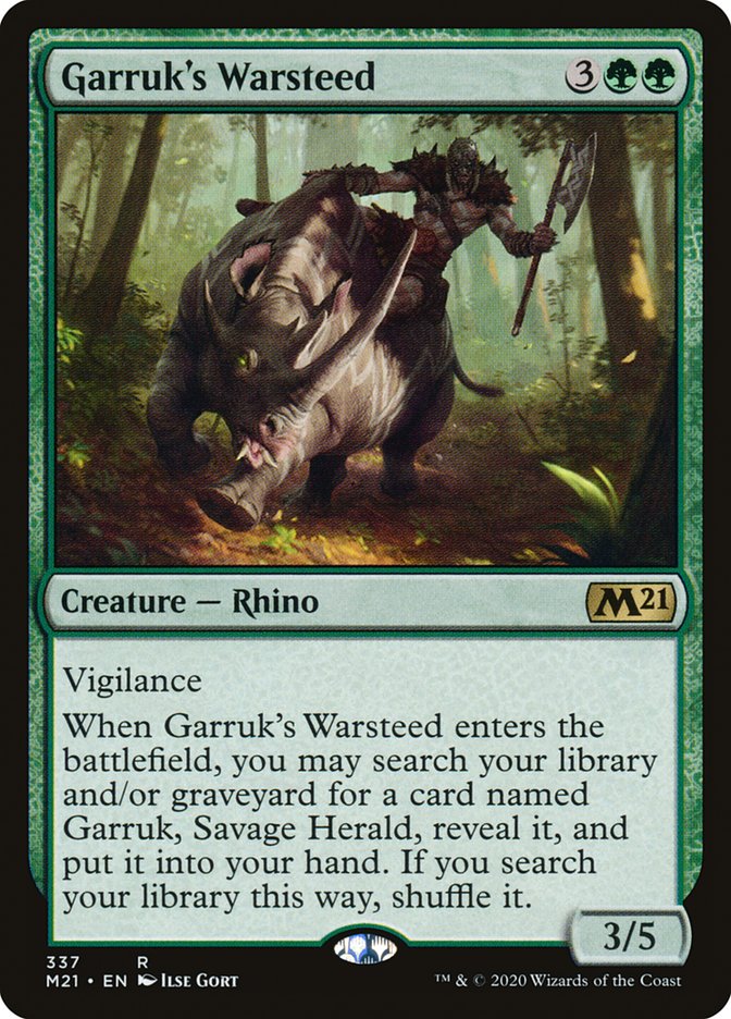 Coursier de guerre de Garruk [Édition de base 2021]