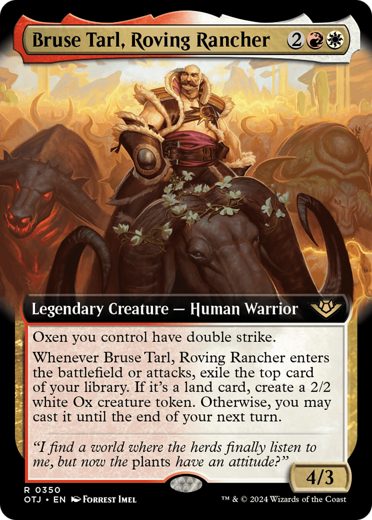 Bruse Tarl, rancher nomade (Illustration étendue) [Hors-la-loi de Croisetonnerre]