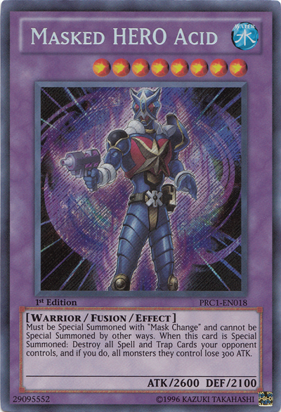 Héros Masqué Acide [PRC1-FR018] Secret Rare