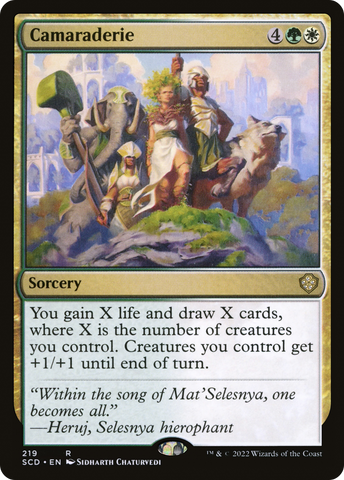 Camaraderie [Decks de Commandant pour débutants]
