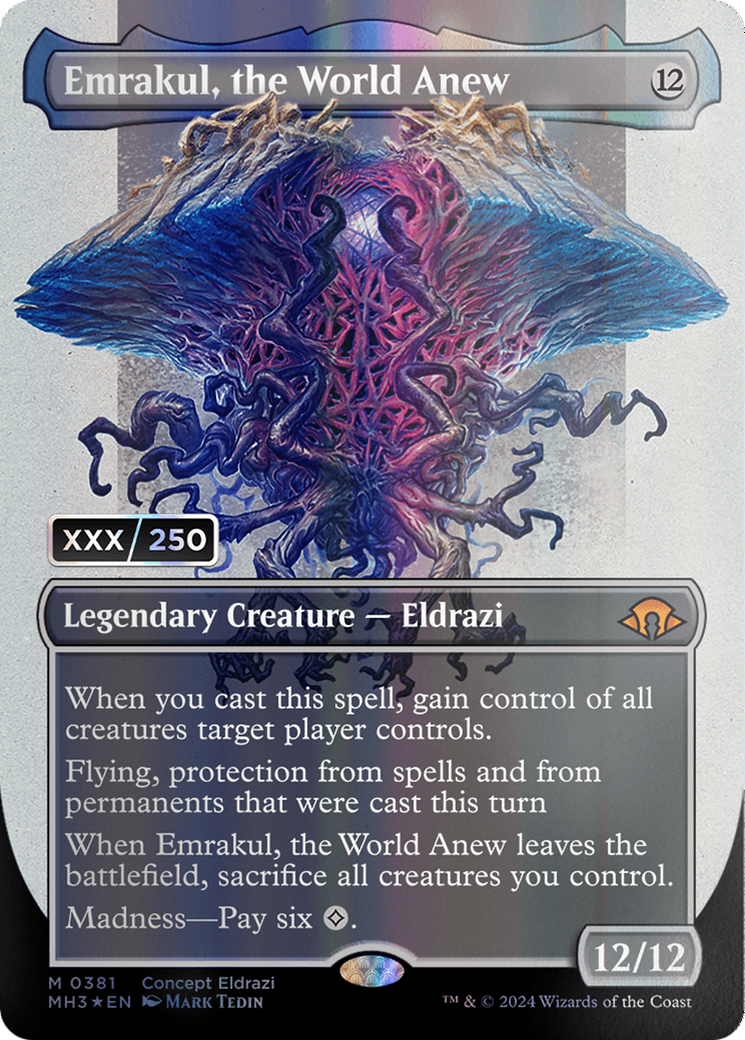 Emrakul, la fin des éons (sans bordure) (numérotée) [Modern Horizons 3]