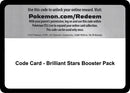 Image for Code Card - Brilliant Stars Booster Pack - Pokemon