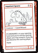 Iguane Impatient (Édition 2021) [Cartes de test du booster mystère]