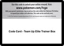 Image for Code Card - Team Up Elite Trainer Box - Pokemon