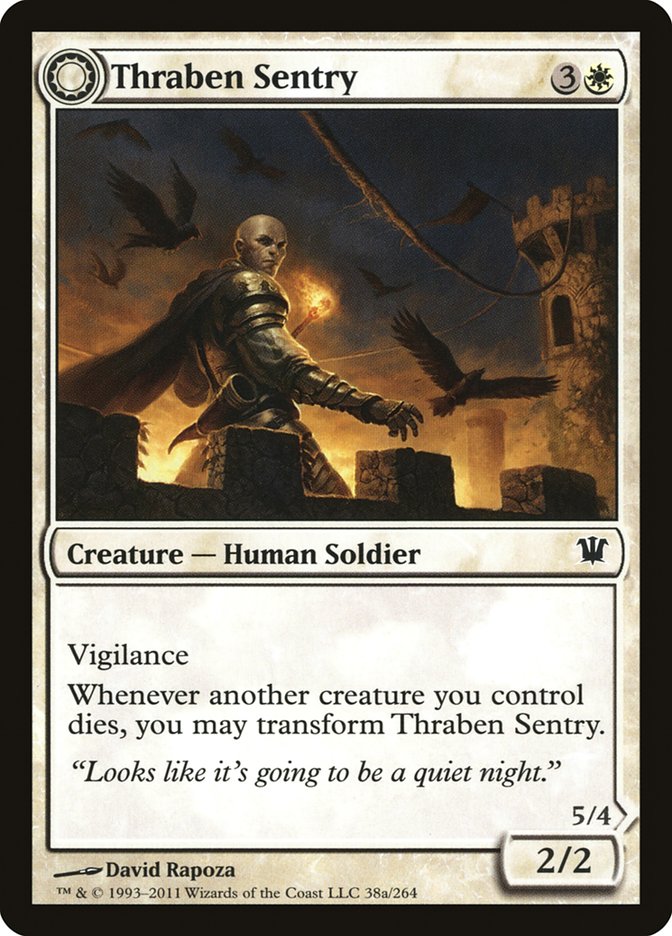 Sentinelle de Thraben // Milice de Thraben [Innistrad]