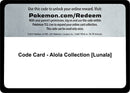 Image for Code Card - Alola Collection [Lunala] (MCAP) - Pokemon