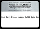 Image for Code Card - Crimson Invasion Build & Battle Box (MCAP) - Pokemon