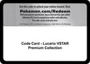 Image for Code Card - Lucario VSTAR Premium Collection (MCAP) - Pokemon