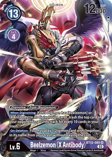 Beelzemon (X-Antibody) [BT12-085] (Arte Alternativo) [A Través del Tiempo]