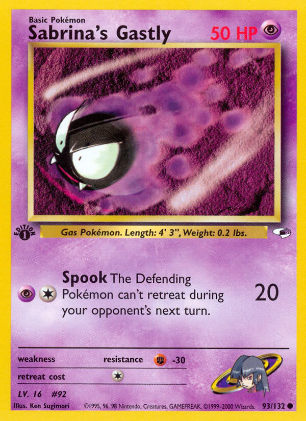 Fantominus de Sabrina (93/132) [Heroes des Gyms 1re Édition]