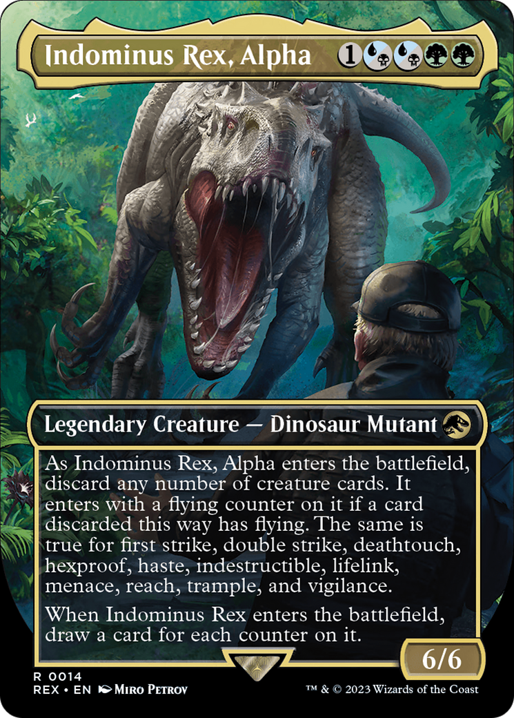 Indominus Rex, Alpha (Sans bordure) [Collection Jurassic World]