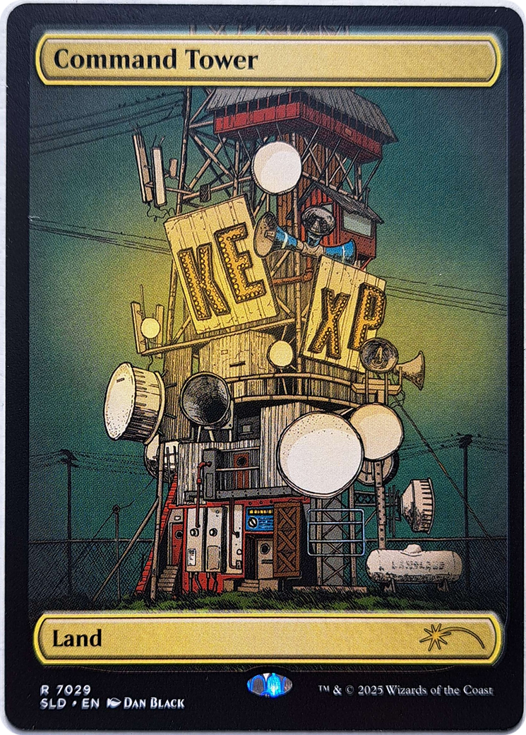 Tour de commandement (7029) (Foil arc-en-ciel) [Série Secret Lair Drop]