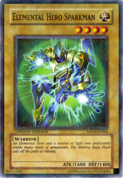 Héros Élémentaire Sparkman [MF03-EN004] Parallel Rare