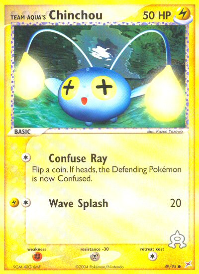 Chinchou du Courant (49/95) [EX: Team Magma vs Team Aqua]