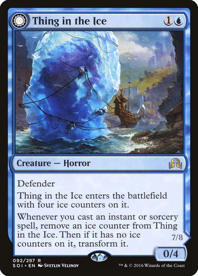 Criatura en el Hielo // Horror Despertado [Shadows over Innistrad]