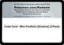 Image for Code Card - Mini Portfolio [Giratina] (2-Pack) (MCAP) - Pokemon