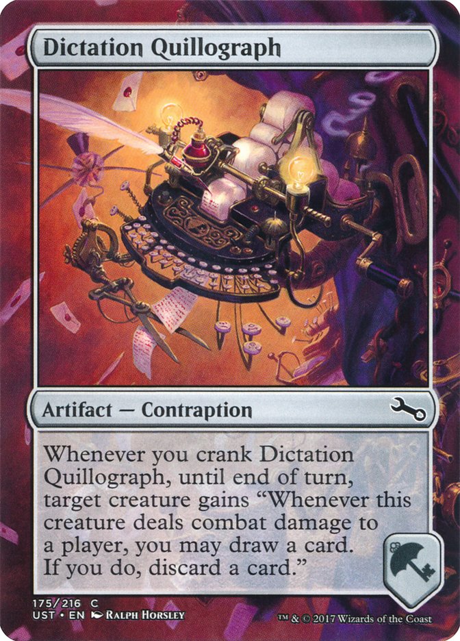 Dictée Quillograph [Instable]