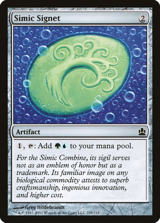 Cachet simic [Commander 2011]
