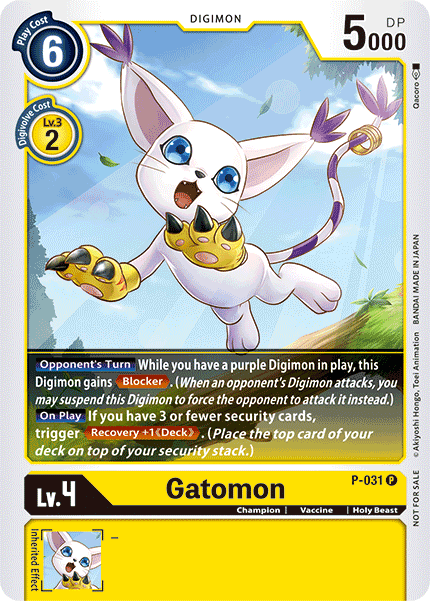 Gatomon [P-031] [Cartas promocionales]