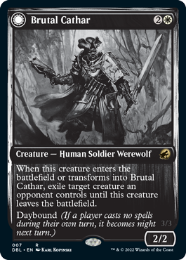 Cathare brutal // Brute enragée par la lune [Innistrad: Double Feature]