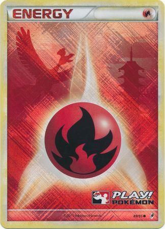 Énergie Feu (89/95) (Promo Play Pokemon) [HeartGold & SoulSilver: Appel des Légendes]