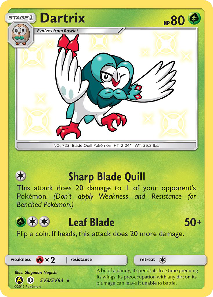 Dartrix (SL3/SL94) [Soleil et Lune : Destinées Occultes - Coffre des Brillants]